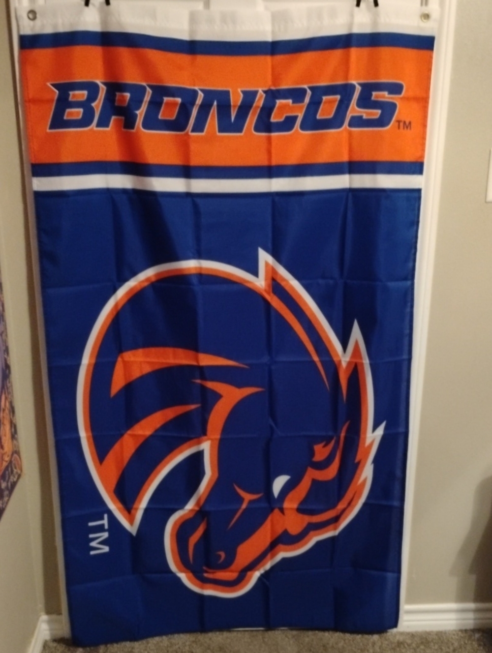 XL BSU Broncos Flag